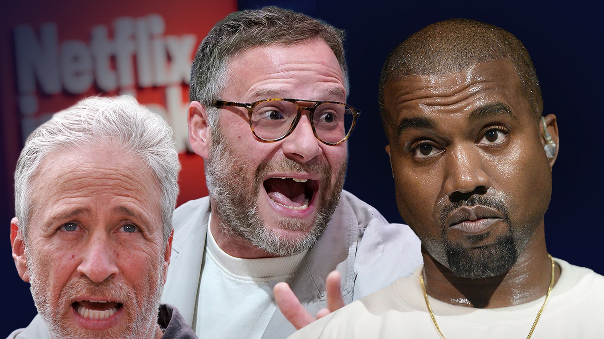 Seth Rogan Kayne Seth Rogen & Jon Stewart verurteilen Kanye Wests Antisemitismus ...