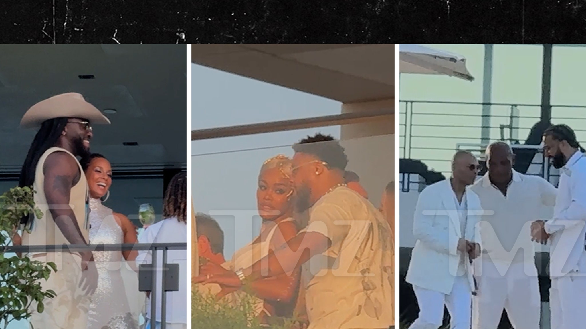 Stars feiern extravaganter Michael Rubin White Party in den Hamptons